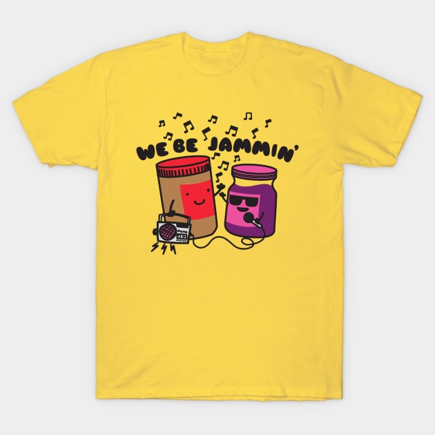 We Be Jammin' T-Shirt by toddgoldmanart